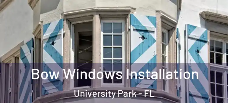 Bow Windows Installation University Park - FL