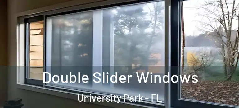 Double Slider Windows University Park - FL
