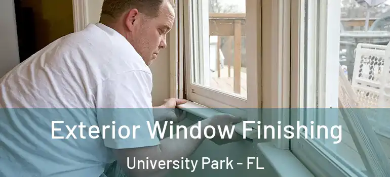 Exterior Window Finishing University Park - FL