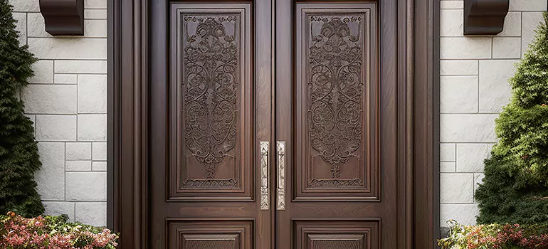 Double Front Doors in University Park, FL