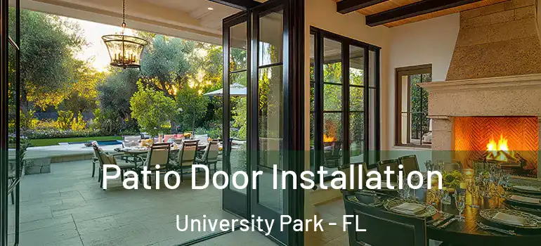 Patio Door Installation University Park - FL