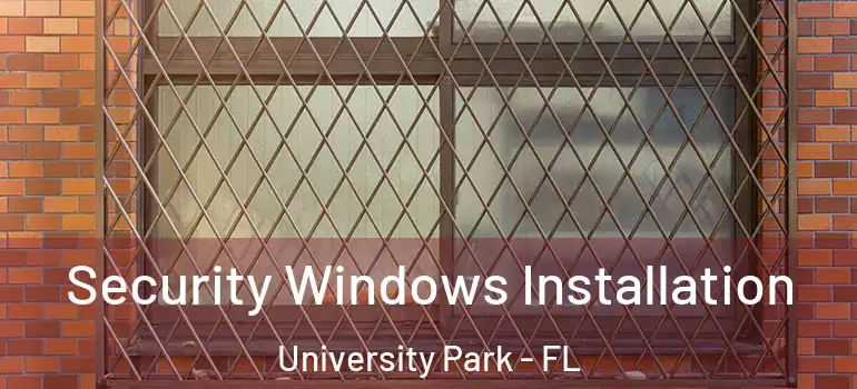 Security Windows Installation University Park - FL