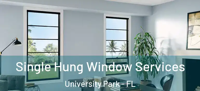 Single Hung Window Services University Park - FL