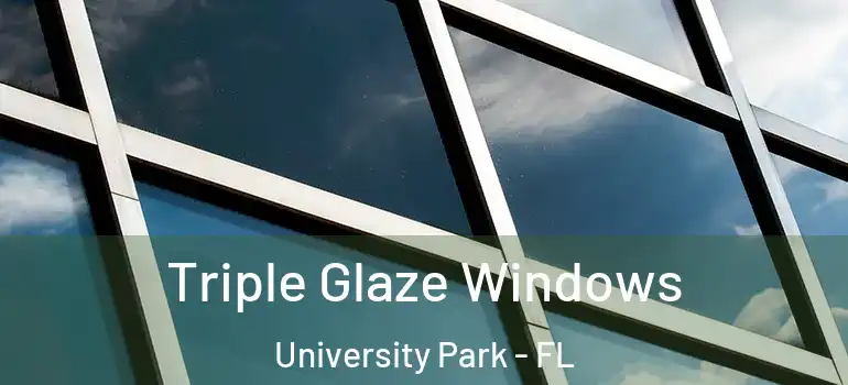 Triple Glaze Windows University Park - FL