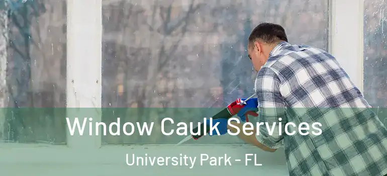 Window Caulk Services University Park - FL