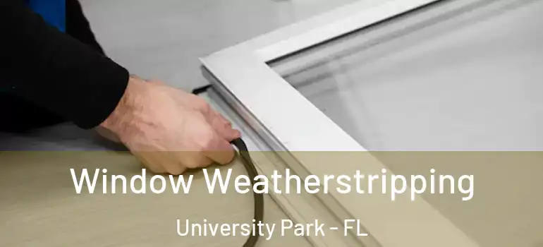 Window Weatherstripping University Park - FL